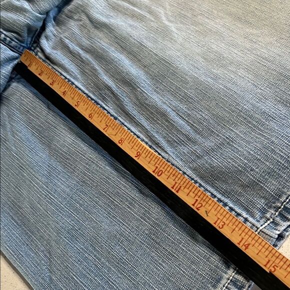 Enyce Vintage Blue Jean Shorts Relaxed Fit Waist 36-40 - Picture 9 of 10